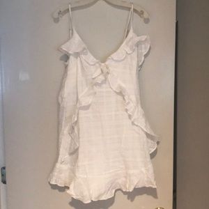 Selfie Leslie ruffle front dress